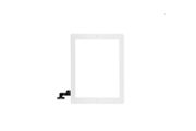 For Apple iPad 2 Touch Screen Digitizer Glass Home Button With Adhesive White - FHT08IPDLCD