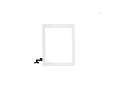 For Apple iPad 2 Touch Screen Digitizer Glass Home Button With Adhesive White - FHT08IPDLCD