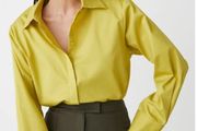 &amp;OTHER STORIES  Padded Shoulder Cotton Shirt