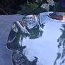 Viner's Quatrefoil Art Deco Footed Sterling Silver Dish(338 grams) Image 9