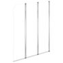 Bath Enclosures 2 pcs 104x130 cm Tempered Glass Transparent Image 7