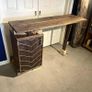 Walnut and Sycamore handcrafted bar cabinet Image 2