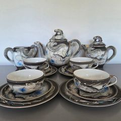Vintage Japan  Dragonware Tea Set