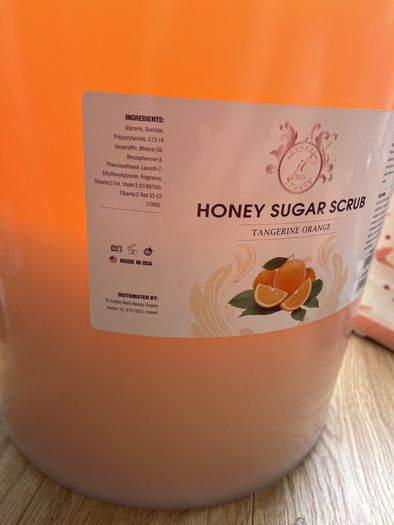 Honey Sugar Scrub for hands or feet