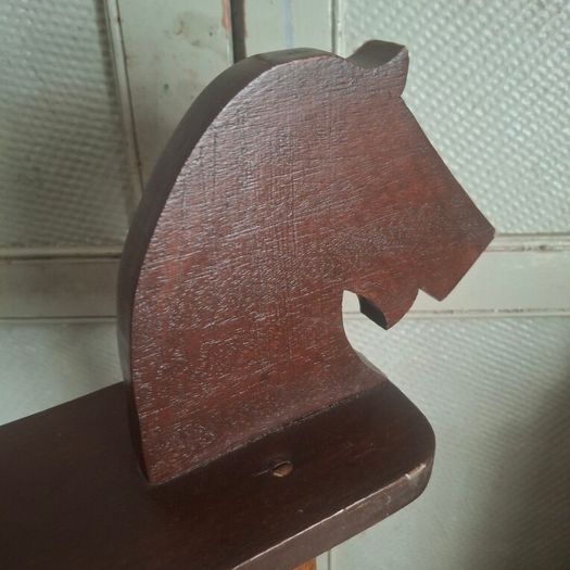 Mid Century Wooden Push Along Walker