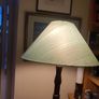 Tall Floor Lamp with Silk Shade Image 8