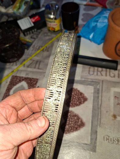 Lot of Large Old Silver Plate Trays for sale as a lot, Postage Available Price for the lot