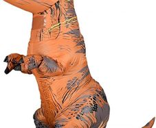 SEASONAL SALE Dinosaur Costume for Adult Inflatable T-REX Costume Funny Halloween Dinosaur Costume Party Cosplay Fancy Dress Jumpsuit