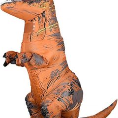 SEASONAL SALE Dinosaur Costume for Adult Inflatable T-REX Costume Funny Halloween Dinosaur Costume Party Cosplay Fancy Dress Jumpsuit