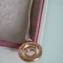 Pandora Moments Two-tone Logo 14k rose gold T-Bar snake chain bracelet  with circular logo toggle clasp size (18.5cm) Image 8