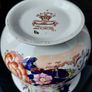 Antique Masons Ironstone "Mandarin" Jam Jar/Honey Pot Image 2