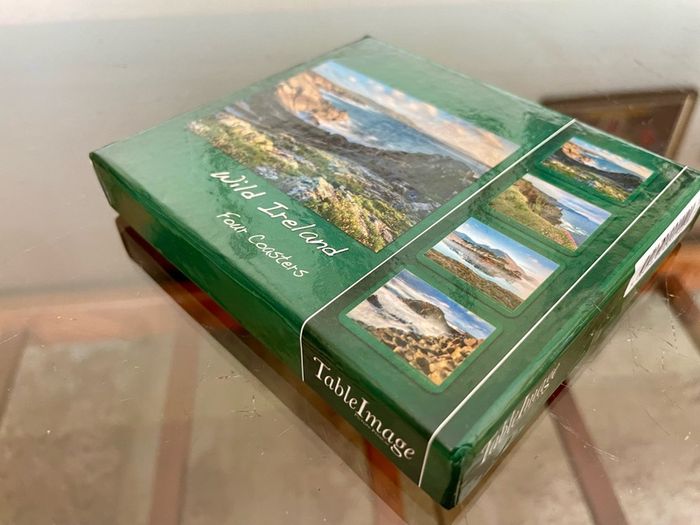 Wild Ireland Cork Backed Drinks Coasters