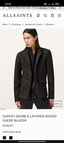 Leather jacket All saints it was wear just 2 times !