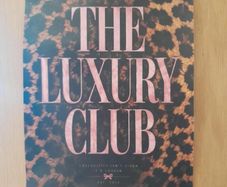 The Luxury Club poster - leopard print design