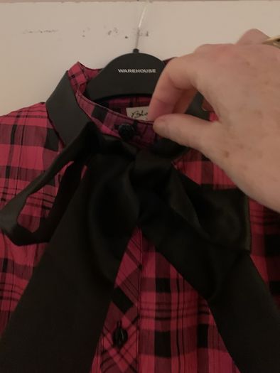 vintage taffeta blouse
