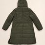 NEXT Women Long Padded Coat Dark Green - Size 16 Image 2