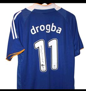 Signed Drogba Jersey