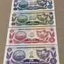 Nicaragua 1991 Uncirculated Centavos Banknotes x 4 Image 2