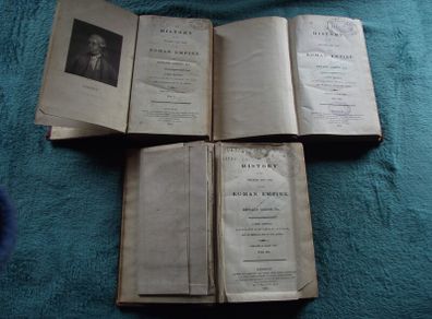 The Decline and Fall of the Roman Empire - Edward Gibbon - Priestley and Weale London - 1822