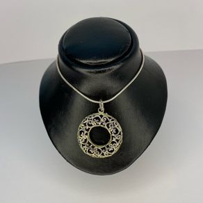Sterling silver pendant and chain