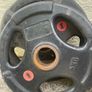 Full set of weights and 20kg Olympic bar Image 6