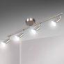 NEW SALE | LED Ceiling Light Rotatable, 4 Way LED Ceiling Spotlight, Matt Nickel & Swivelling Design, Including 4 X 4W GU10 LED Bulbs Image 2