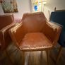Vintage 4 armchairs for dining table Image 4