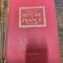 art book 1922 Nouvelle Histoire De France by Albert Malet, French History War Middle Ages