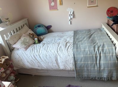 single bed with 2 mattresses - priced for quick sale