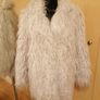 Women's Pearl Pale Grey Faux Fur Jacket Image 3
