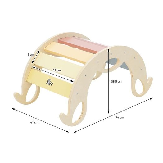 Climbing arch for children climb, seesaw, slide