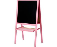 IKEA black board and white board Pink