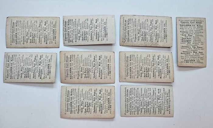 Vintage Gallaher Cigarette Cards Irish View Scenery - Cork, Kerry and Clare Views
