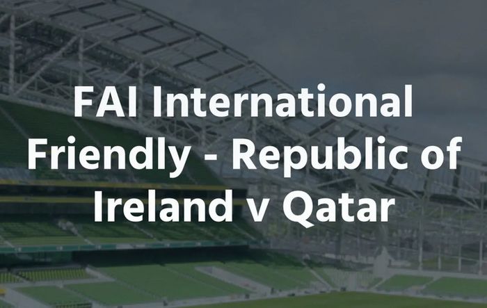 Ireland vs Qatar 28th of May 2 Tickets