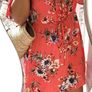NEXT Coral Floral Summer Dress Sz 18UK (Fit 16-20UK) Image 9