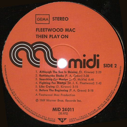 Fleetwood Mac  Then Play On