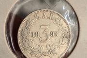 3 pence ZAR 1893