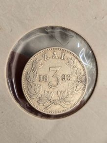 3 pence ZAR 1893