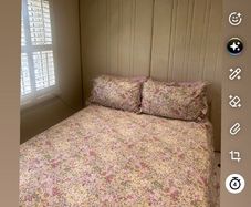 hidden storage double bed