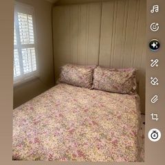 hidden storage double bed