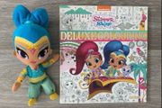 Shimmer &amp; Shine Colouring Book &amp; Soft Toy