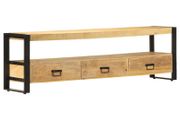 TV Cabinet 150x30x45 cm Solid Mango Wood