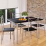 5-Piece Dining Set Table & 4 Chairs Image 3