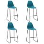 5 Piece Bar Set Plastic Turqoise Image 6