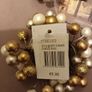 2 x Gold Berry christmas candle ring Image 2