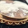 Vintage 9ct gold cameo pendant Image 4