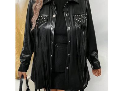 Free Postage! BNWT Fabulous Leather Look Jacket size 20