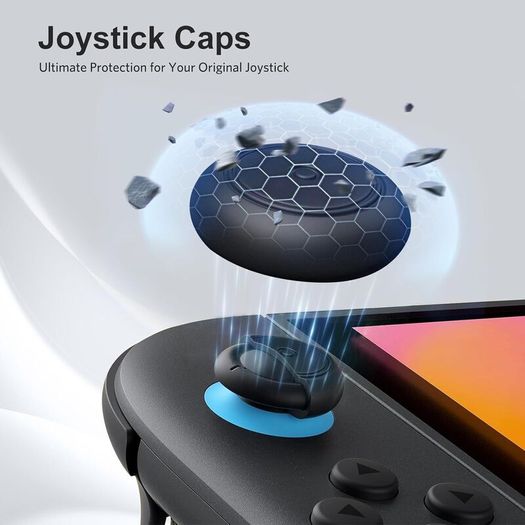 Large Capacity Carrying Case for Nintendo Switch 2 (2025) - 3 in 1 Accessories Bundle with 2 Screen Protectors, Thumb Grip Caps, 24 Game Cards/microSD | Gift Box Edition