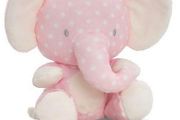 Keel Toys 20 cm Pink Spotty Elephant Plush