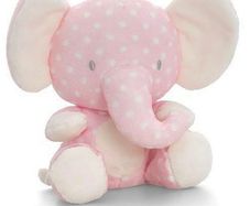 Keel Toys 20 cm Pink Spotty Elephant Plush